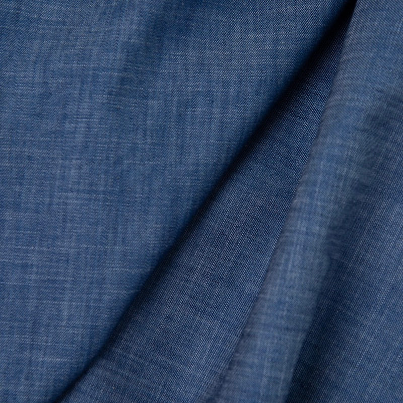 Gerecycled katoen chambray | Denim