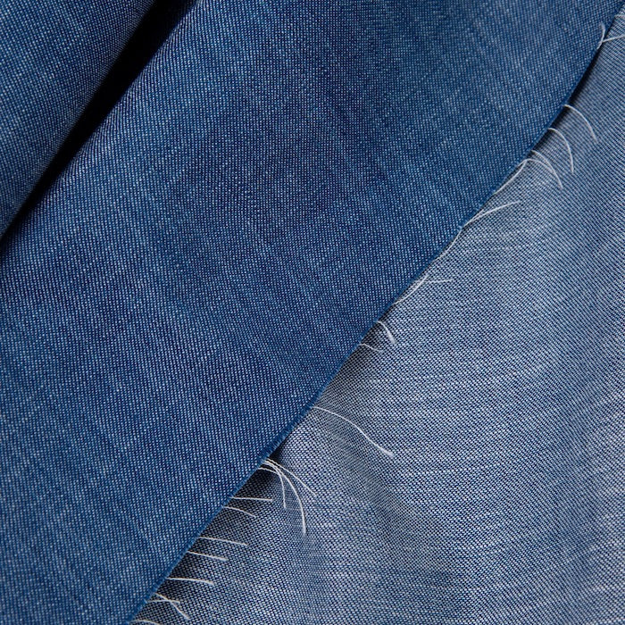 Gerecycled katoen chambray | Denim