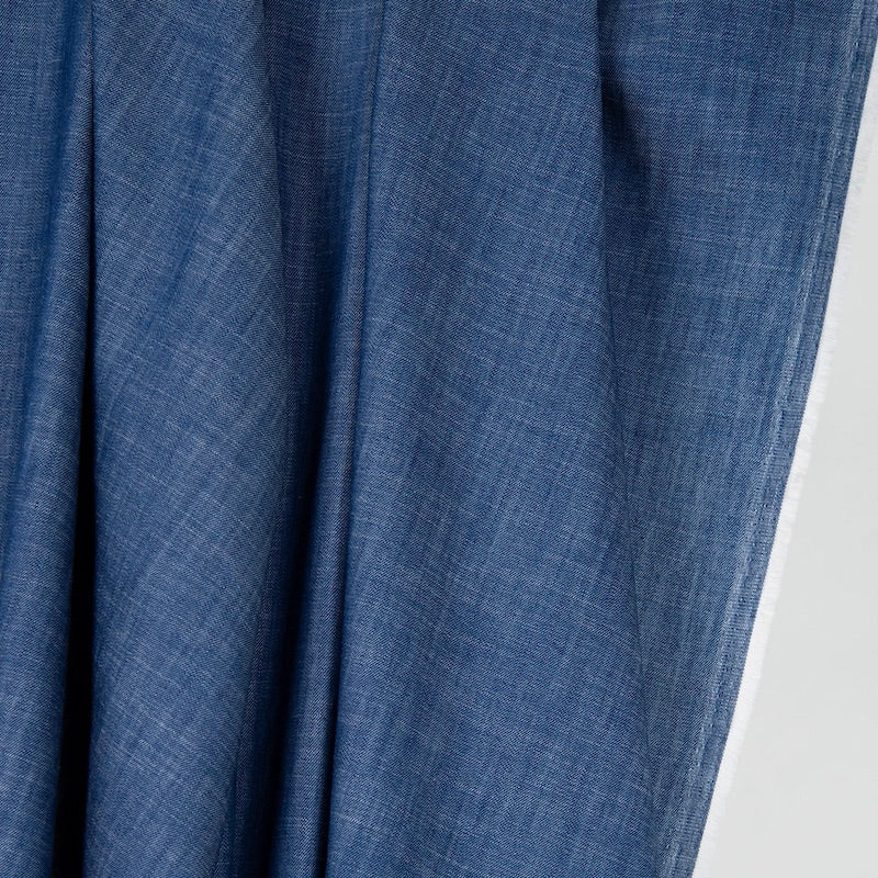 Gerecycled katoen chambray | Denim