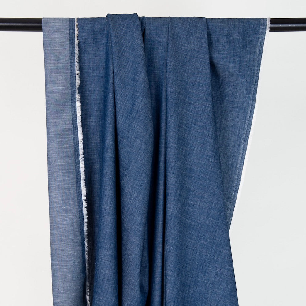 Gerecycled katoen chambray | Denim