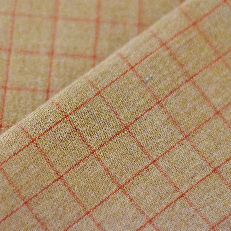 Wollen twill | Red check