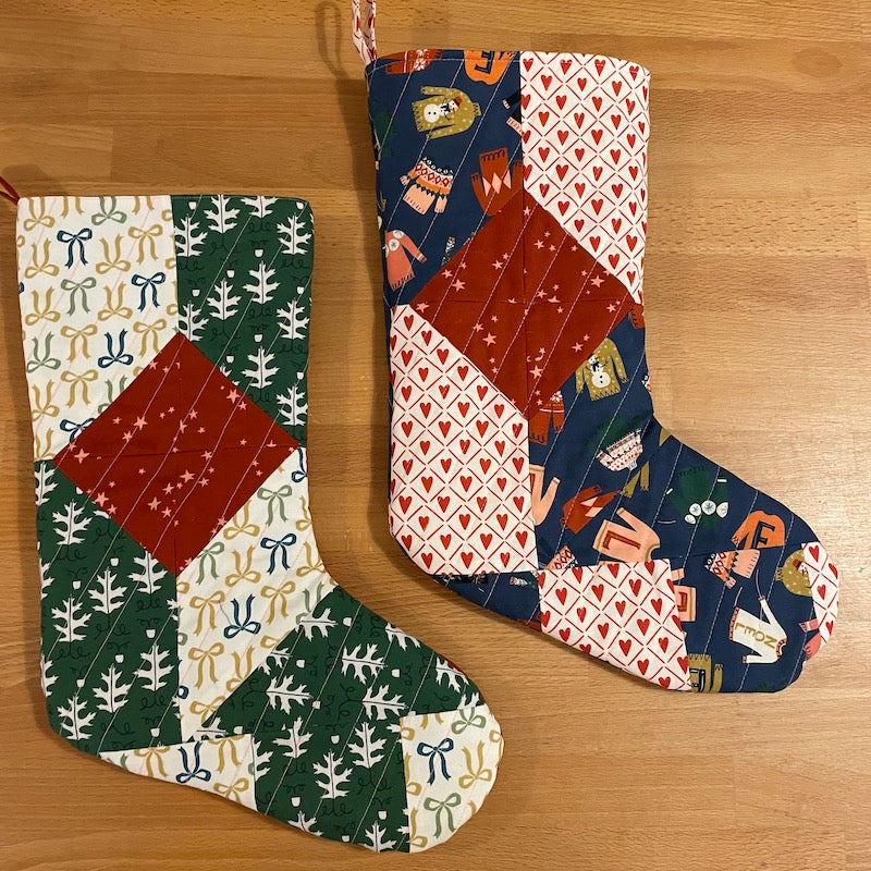 kerststoffen strikken