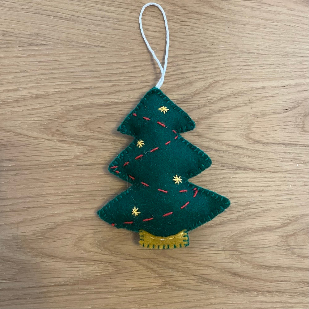 Duurzame DIY kerst set | Duif, Kerstboom, Zuurstok, Want