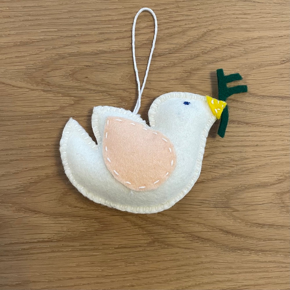 Duurzame DIY kerst set | Duif, Kerstboom, Zuurstok, Want