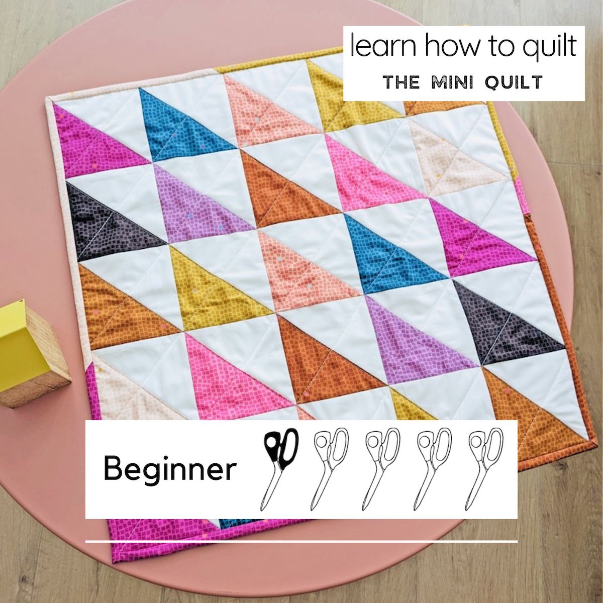 Sew a mini quilt in 1 day - Sunday November 24 '24 (ENGLISH)