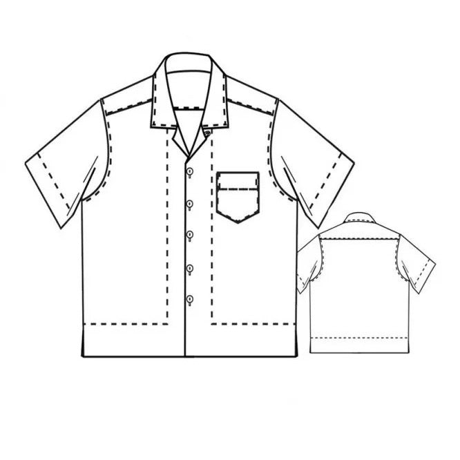 The All State Shirt | Overhemd | Papieren patroon