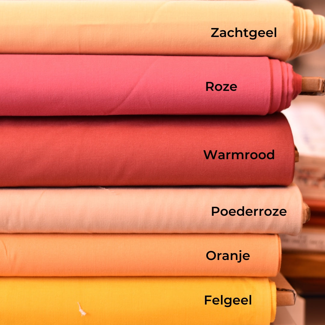 Biologisch katoen poplin | Roze