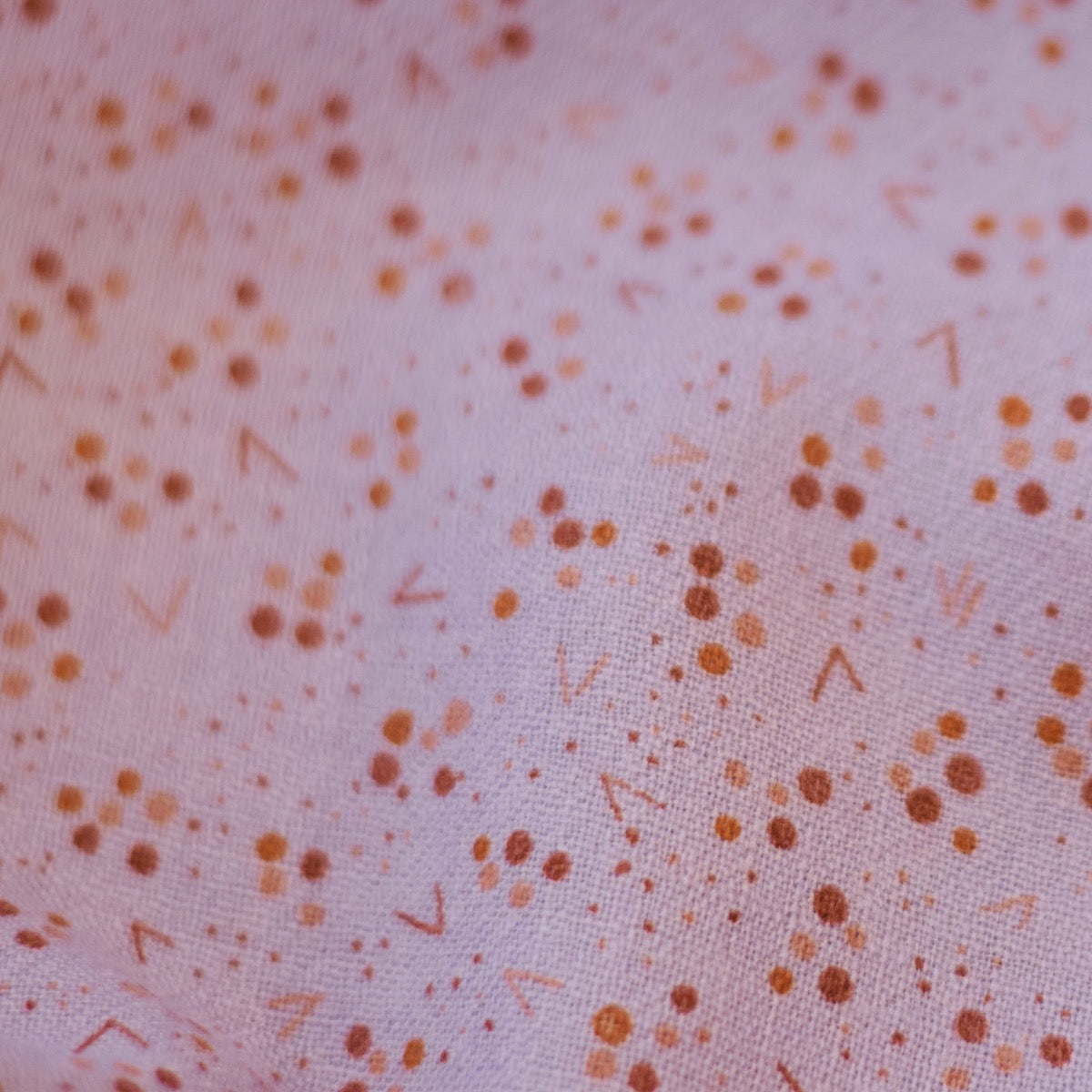 Wollen crêpe | Lilac dot