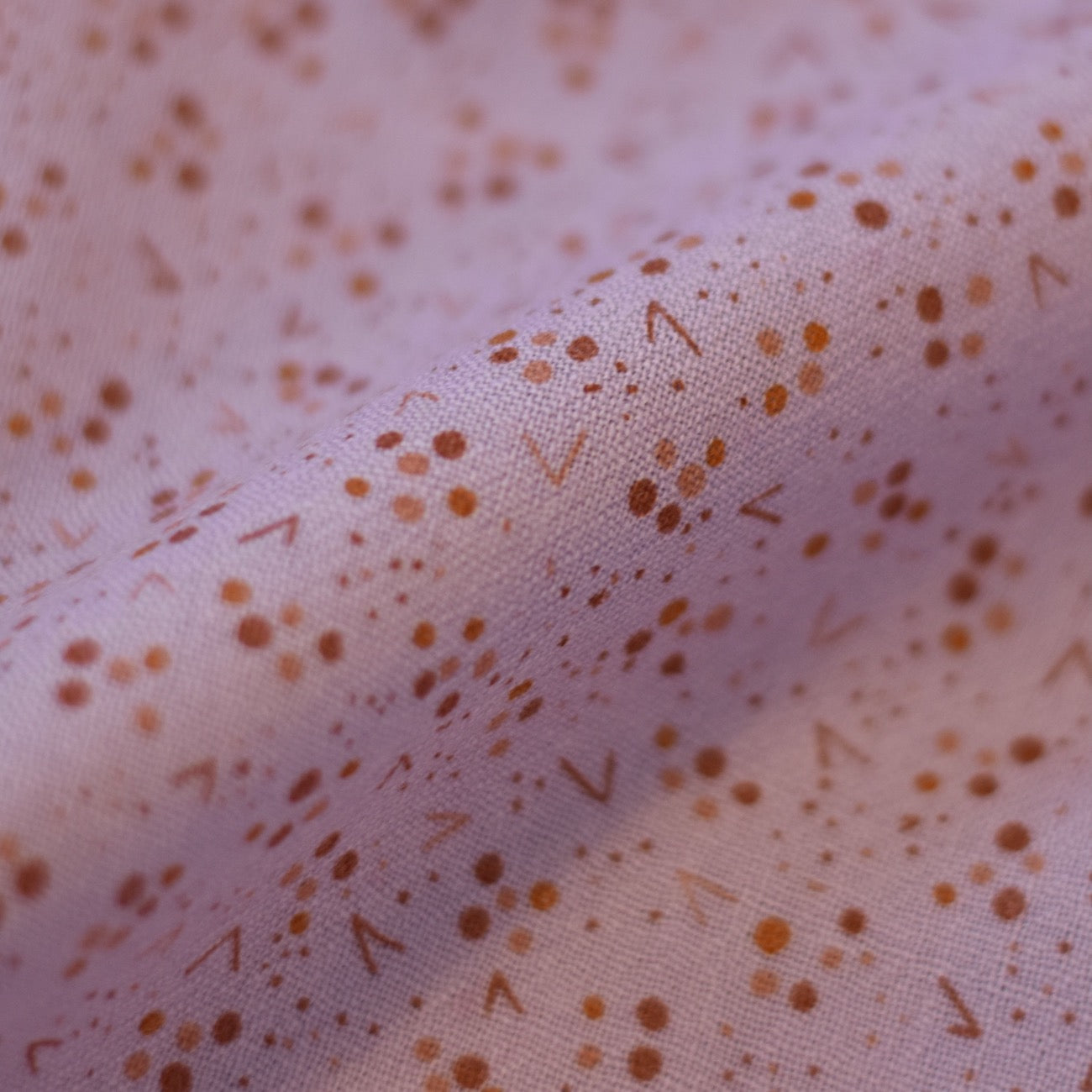 Wollen crêpe | Lilac dot