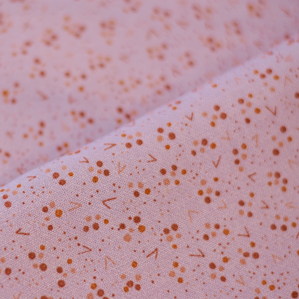 Wollen crêpe | Lilac dot