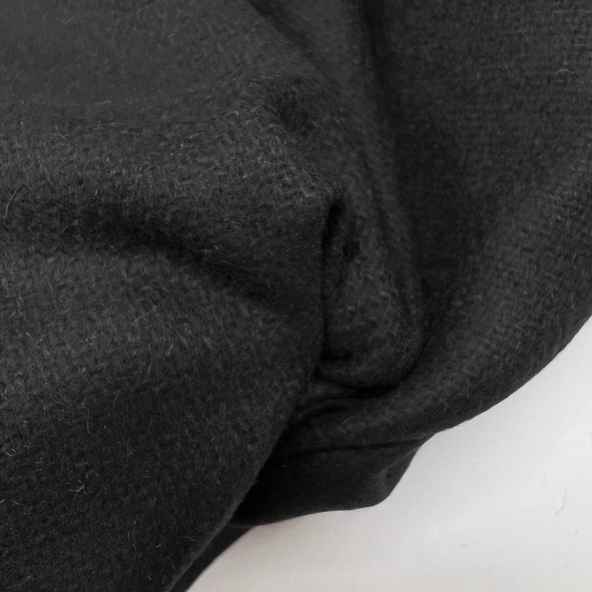 Wollen tweed | Black