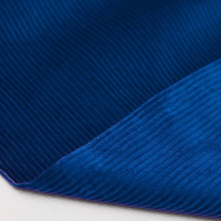 kora corduroy cobalt blue
